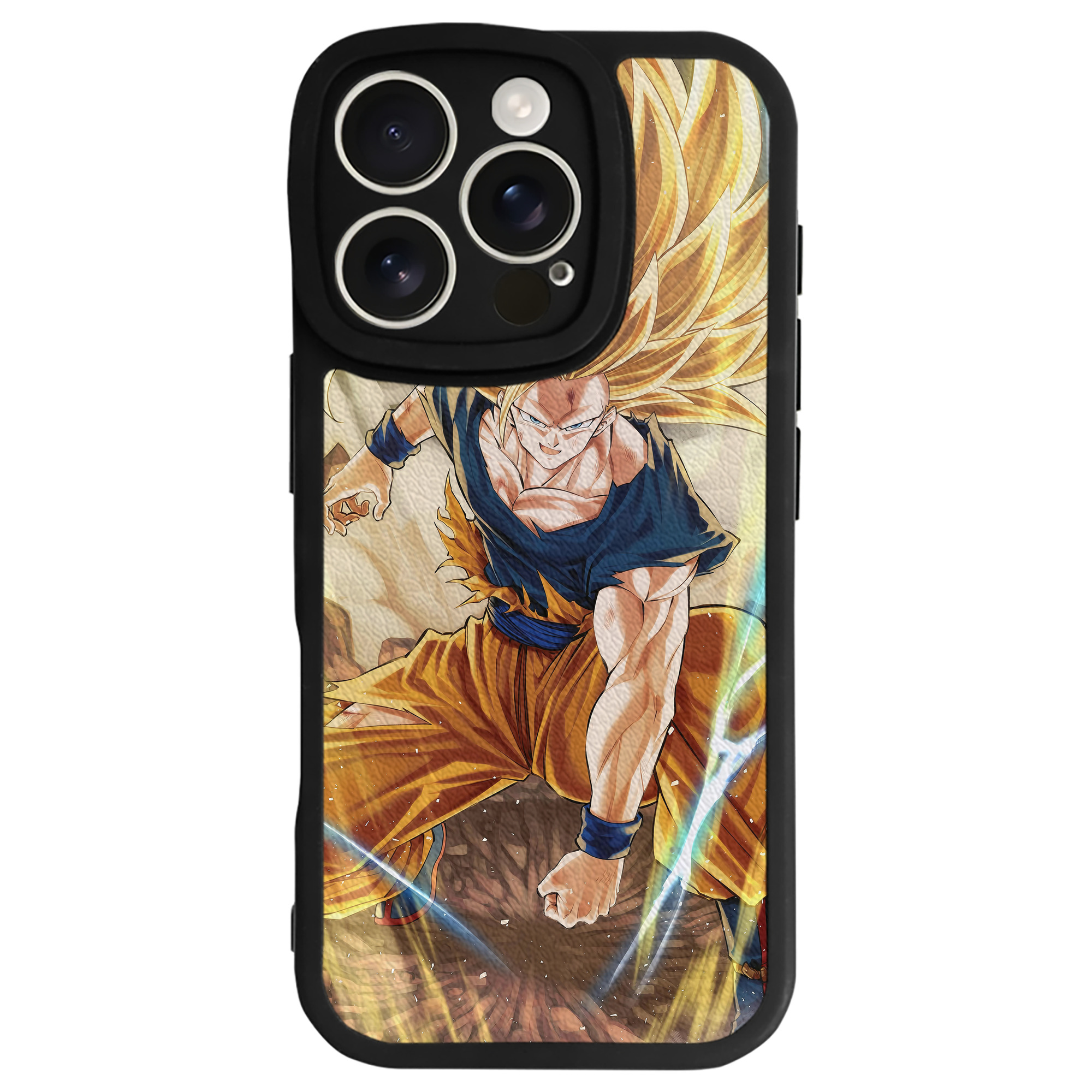 （画像用） ドラゴンボール DRAGON BALL 【iPhone 16シリーズ対応】シリコンスマホケース（レザー調） 材質：シリコン